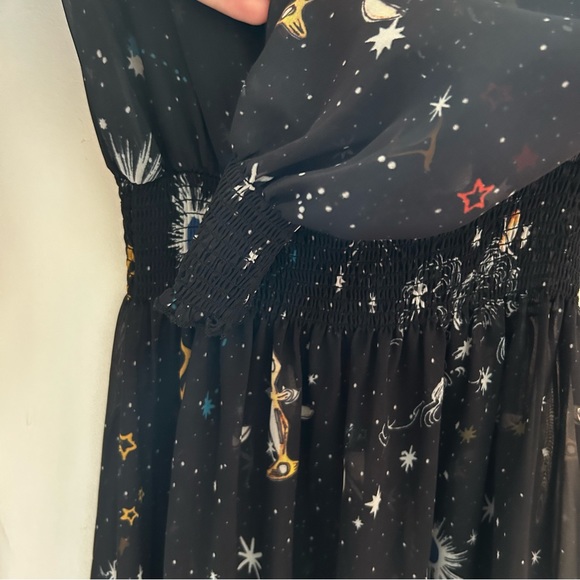 Sheer Celestial Print Dress - Picture 3 of 5
